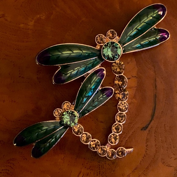 Dragonfly Enamel Brooch - Picture 1 of 1